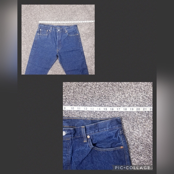 501 ORIGINAL FIT BUTTON UP LEVI'S JEANS - Picture 8 of 16